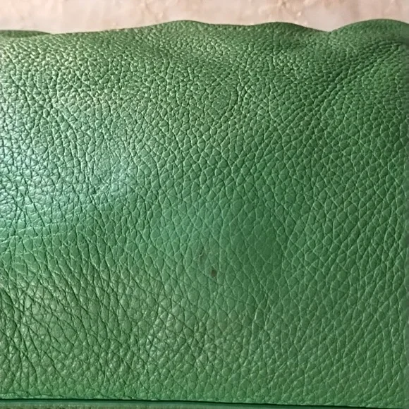 Kate Spade VGC Green 100% Cow Leather Shoulder Bag. Pebbled. - Picture 8 of 16